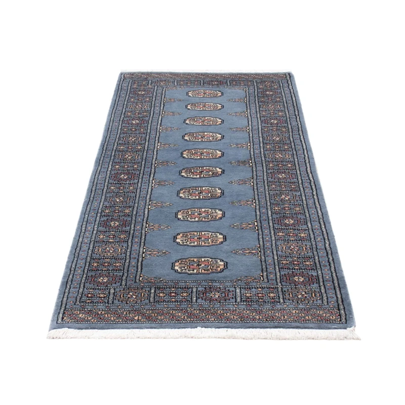 Pakistan Teppich 77x201cm - Orientteppich - blau