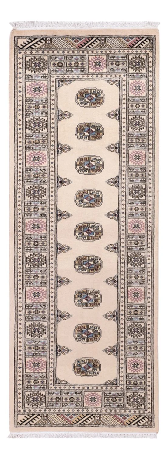 Pakistan Teppich 75x206cm - Orientteppich - beige