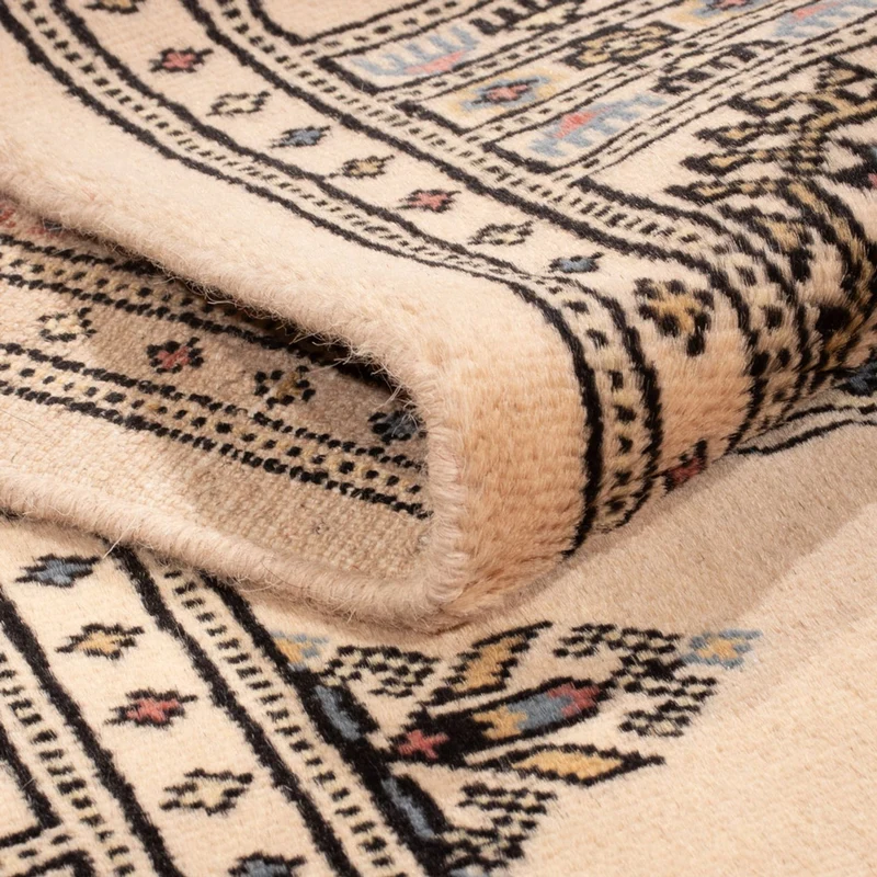 Pakistan Teppich 75x206cm - Orientteppich - beige