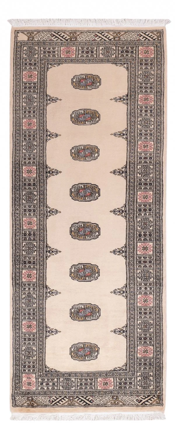 Pakistan Teppich 77x195cm - Orientteppich - beige