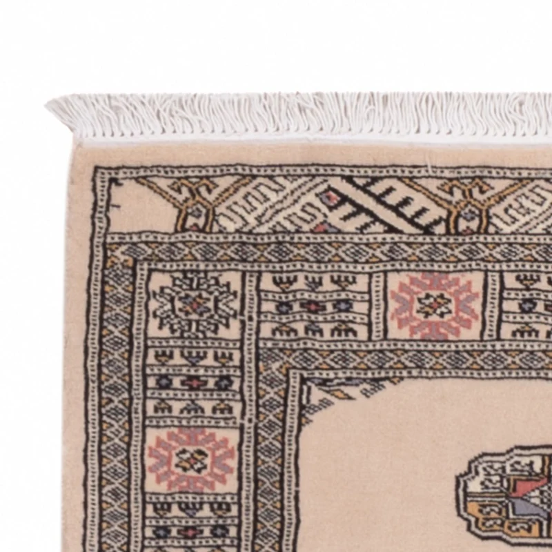 Pakistan Teppich 77x195cm - Orientteppich - beige