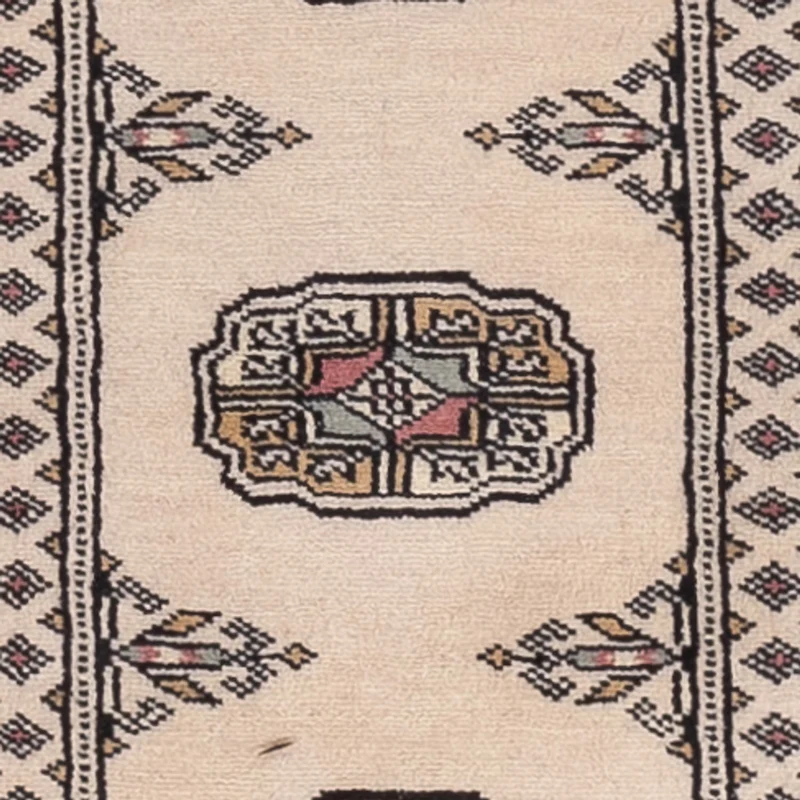 Pakistan Teppich 77x206cm - Orientteppich - beige