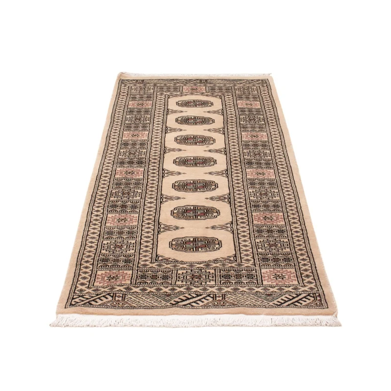 Pakistan Teppich 77x206cm - Orientteppich - beige