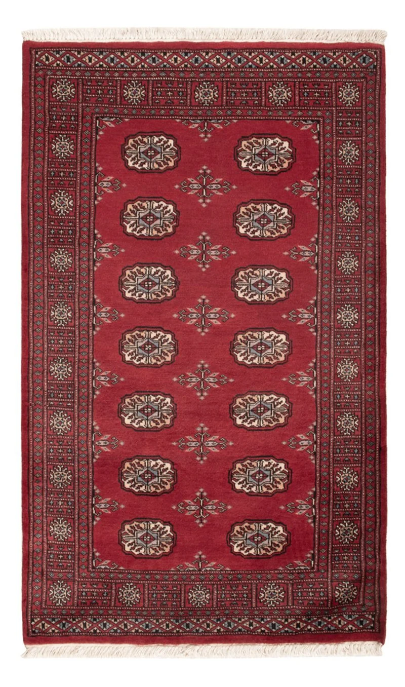 Pakistan Teppich 96x156cm - Orientteppich - rot