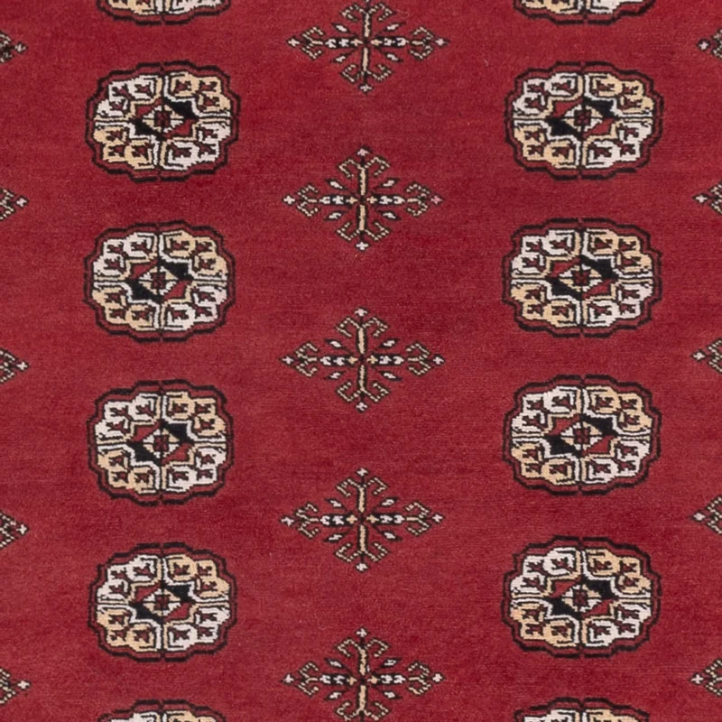 Pakistan Teppich 139x216cm - Orientteppich - rot
