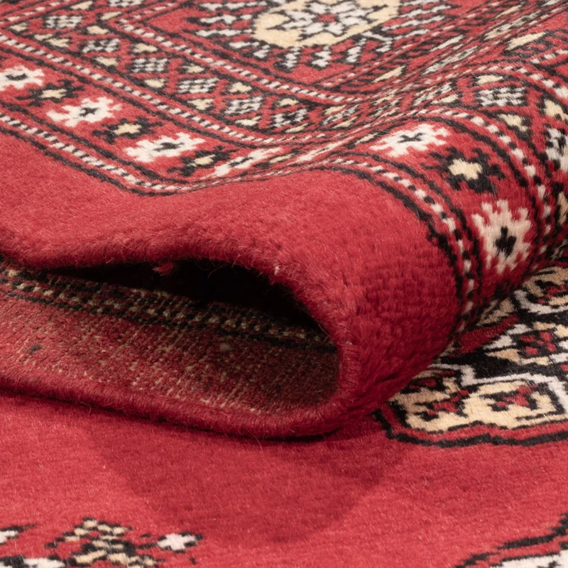Pakistan Teppich 139x216cm - Orientteppich - rot