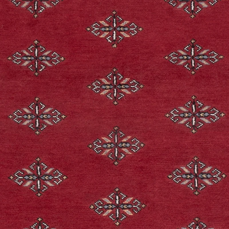 Pakistan Teppich 139x217cm - Orientteppich - rot