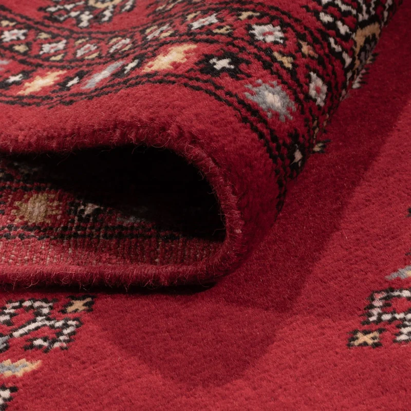 Pakistan Teppich 139x217cm - Orientteppich - rot