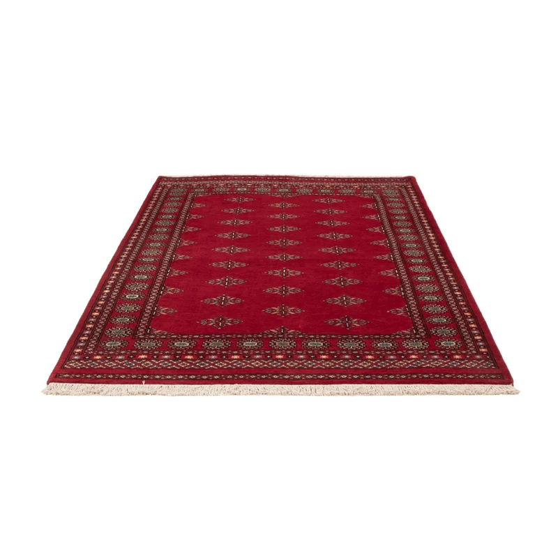 Pakistan Teppich 139x217cm - Orientteppich - rot