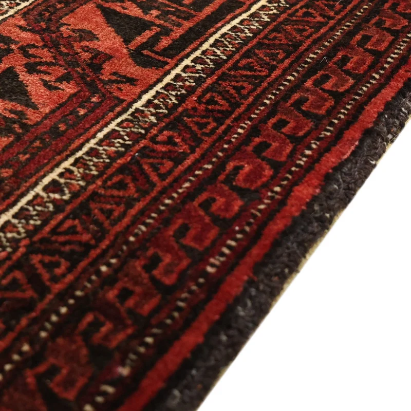 Belutsch Teppich 113x188cm - Orientteppich - dunkelrot