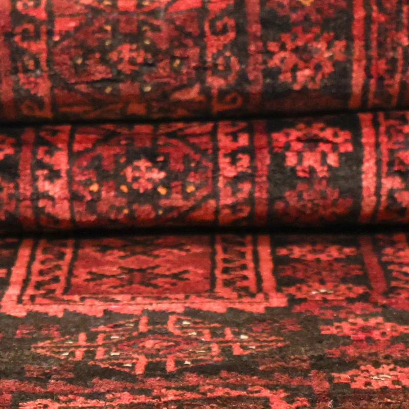 Belutsch Teppich 113x188cm - Orientteppich - dunkelrot