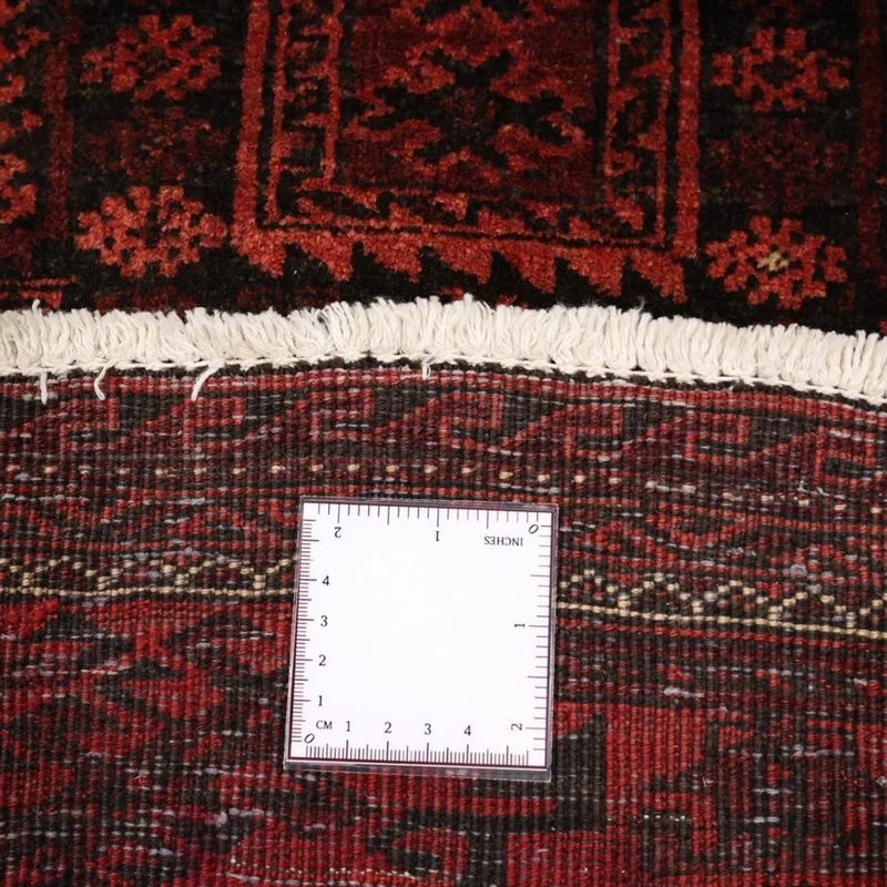 Belutsch Teppich 113x188cm - Orientteppich - dunkelrot