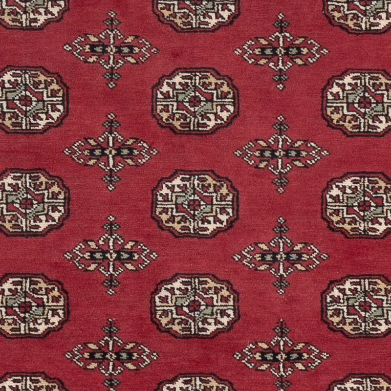 Pakistan Teppich 139x210cm - Orientteppich - rot