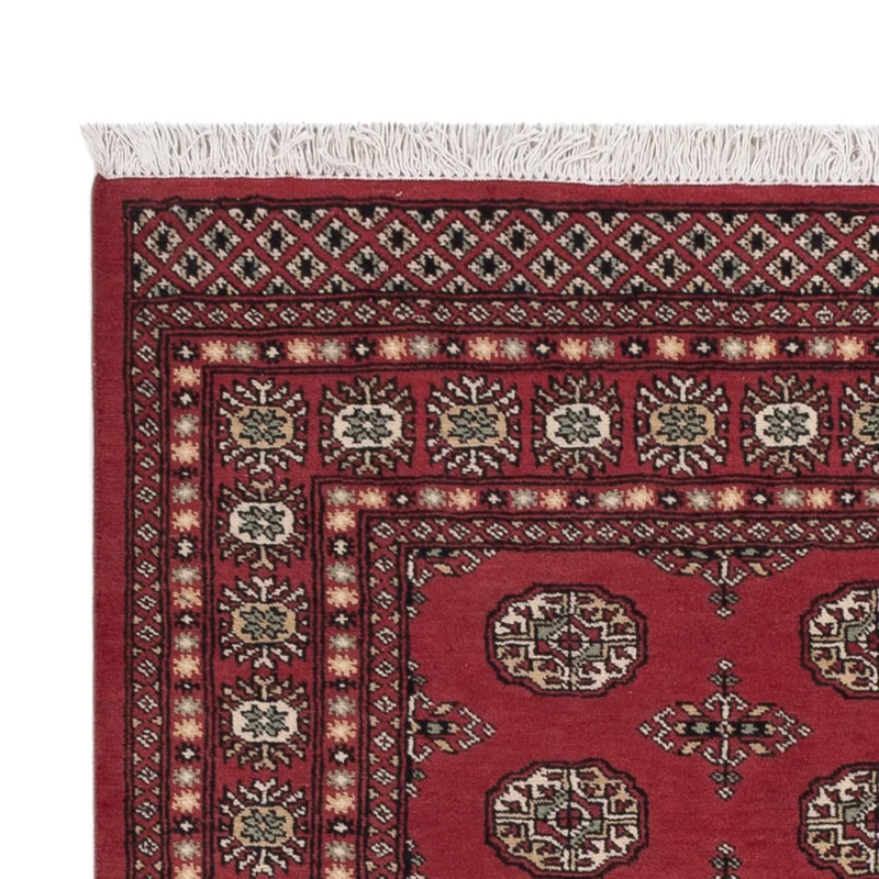 Pakistan Teppich 139x210cm - Orientteppich - rot