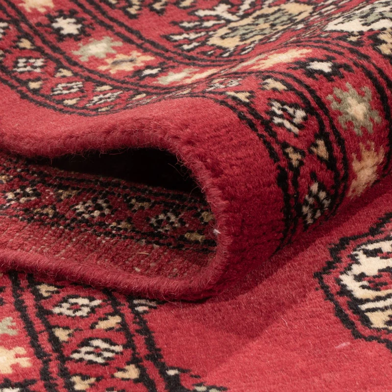 Pakistan Teppich 139x210cm - Orientteppich - rot
