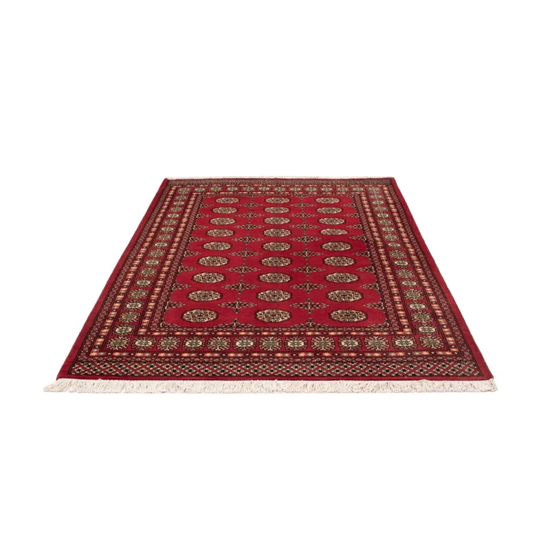 Pakistan Teppich 139x210cm - Orientteppich - rot