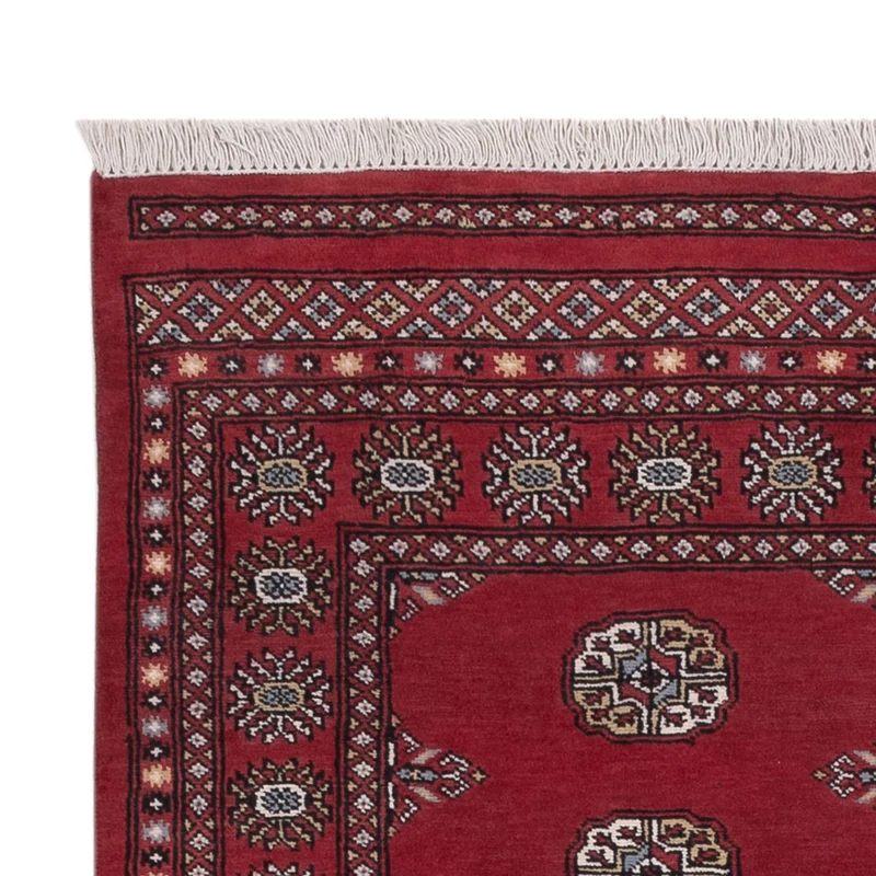 Pakistan Teppich 139x213cm - Orientteppich - rot
