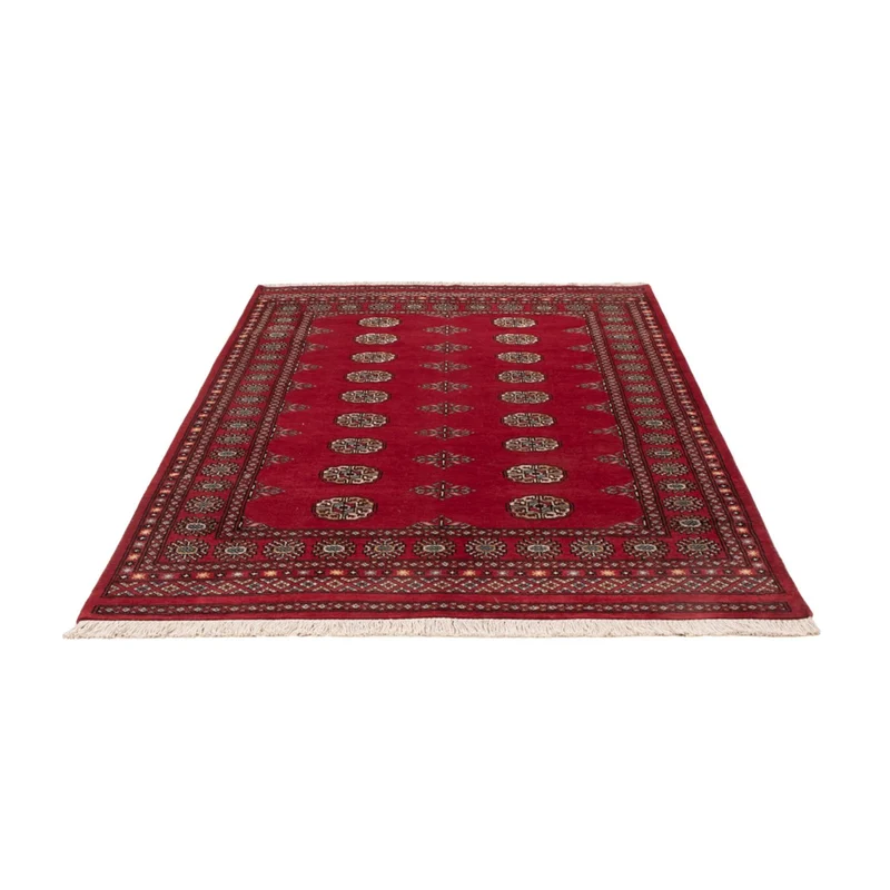 Pakistan Teppich 139x213cm - Orientteppich - rot