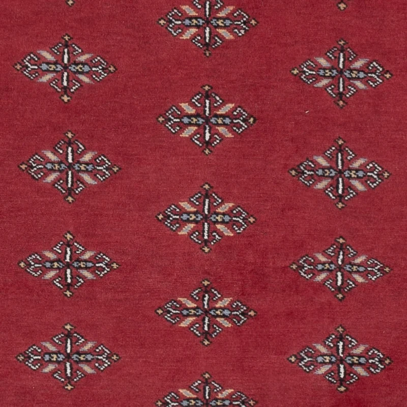 Pakistan Teppich 137x215cm - Orientteppich - rot