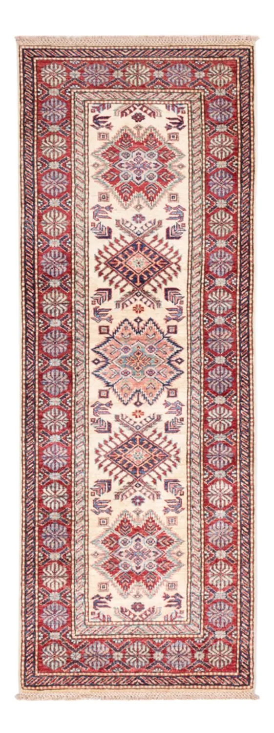 Kazak Teppich 74x207cm - Orientteppich - beige