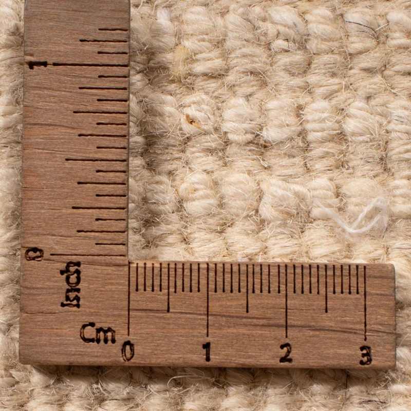 Berber Teppich 167x235cm - Wollteppich - creme