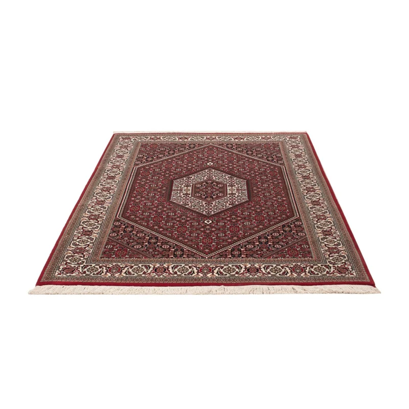 Indo Bidjar Teppich 122x182cm - Orientteppich - dunkelbeige