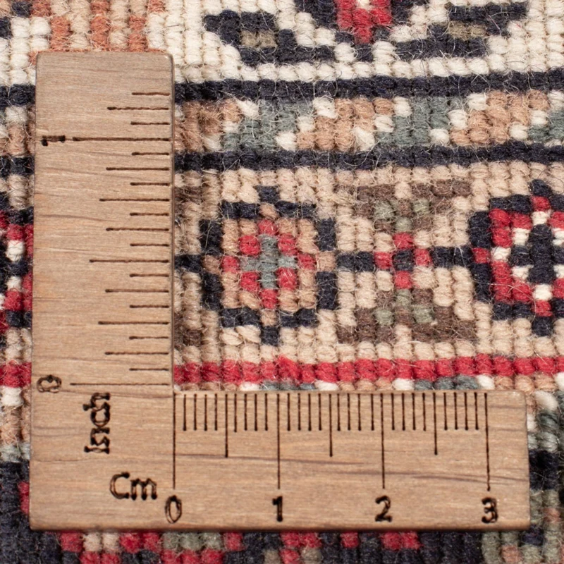 Indo Bidjar Teppich 122x182cm - Orientteppich - dunkelbeige