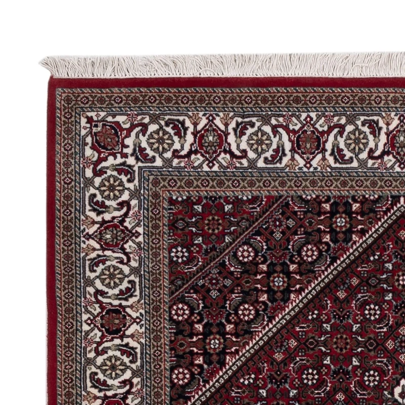 Indo Bidjar Teppich 122x185cm - Orientteppich - dunkelbeige