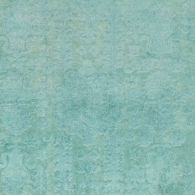Designer Teppich 156x196cm - türkis