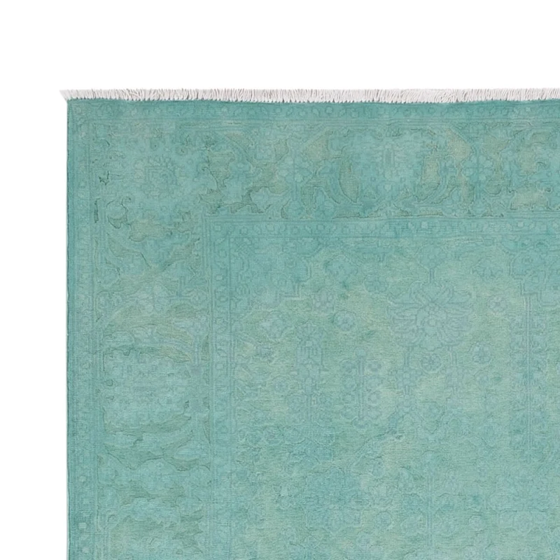 Designer Teppich 156x196cm - türkis