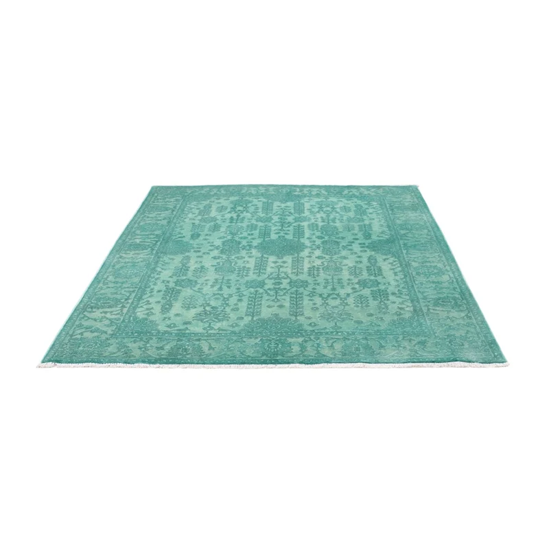 Designer Teppich 156x196cm - türkis