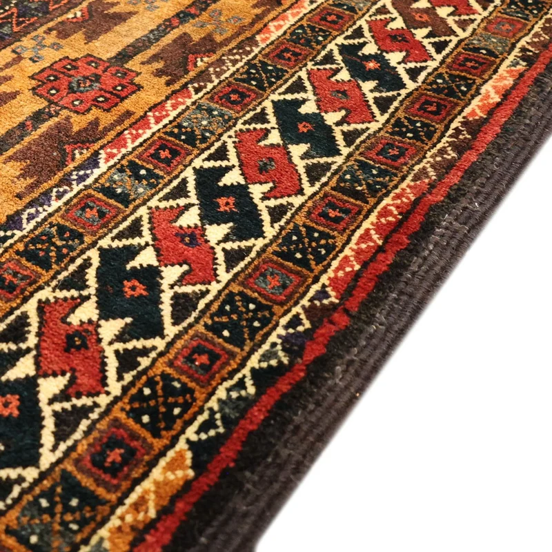 Belutsch Teppich 120x230cm - Orientteppich - braun