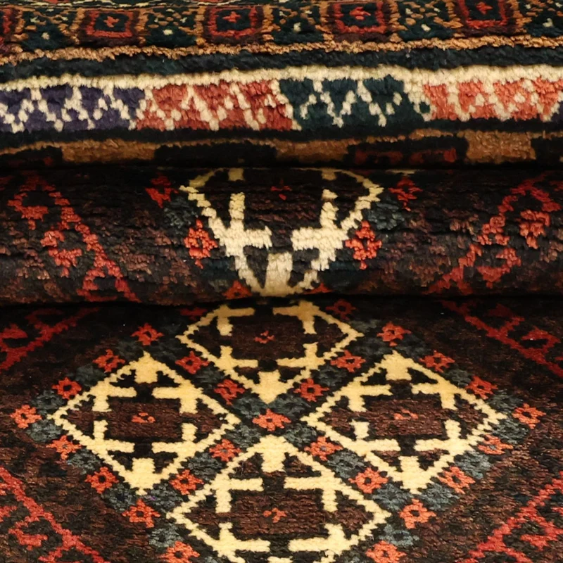 Belutsch Teppich 120x230cm - Orientteppich - braun