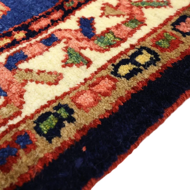 Maschad Teppich 157x215cm - Perserteppich - dunkelblau