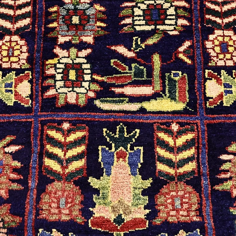 Hamadan Teppich 160x214cm - Perserteppich - mehrfarbig