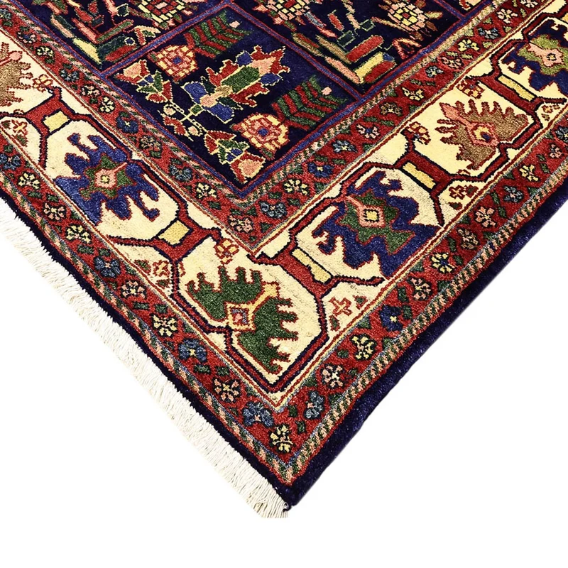Hamadan Teppich 160x214cm - Perserteppich - mehrfarbig