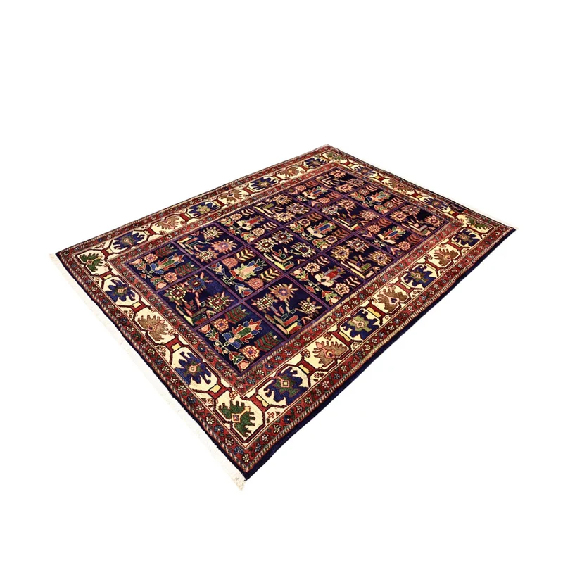 Hamadan Teppich 160x214cm - Perserteppich - mehrfarbig