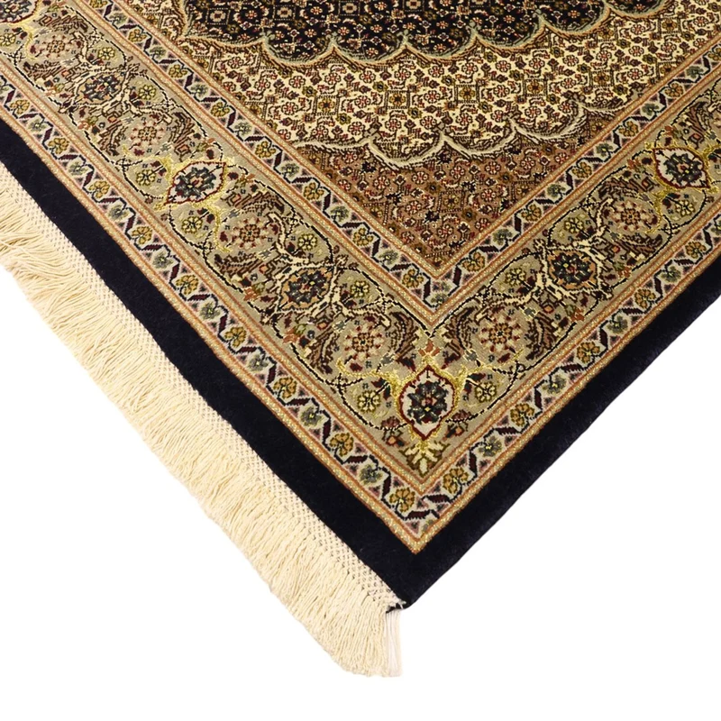 Täbriz - 50 Raj Teppich 98x159cm - Perserteppich - dunkelbeige