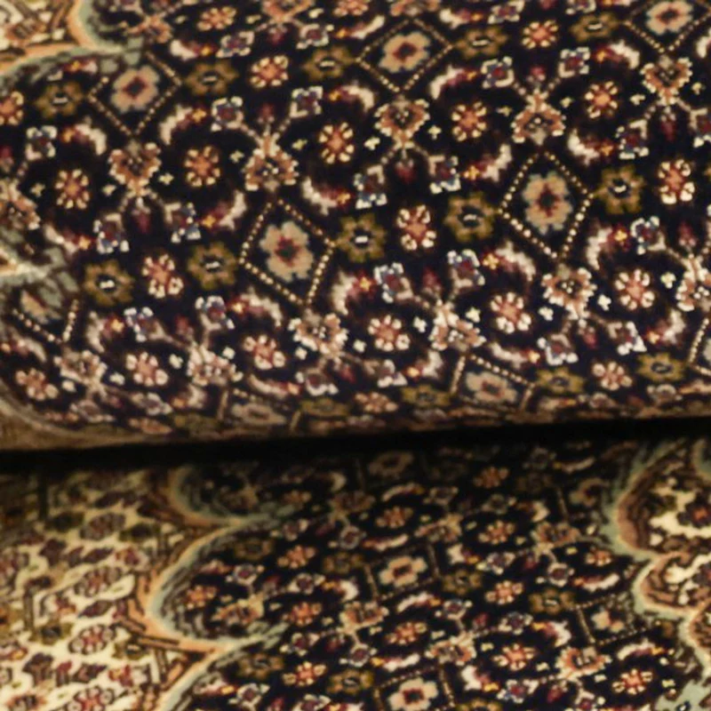 Täbriz - 50 Raj Teppich 98x159cm - Perserteppich - dunkelbeige