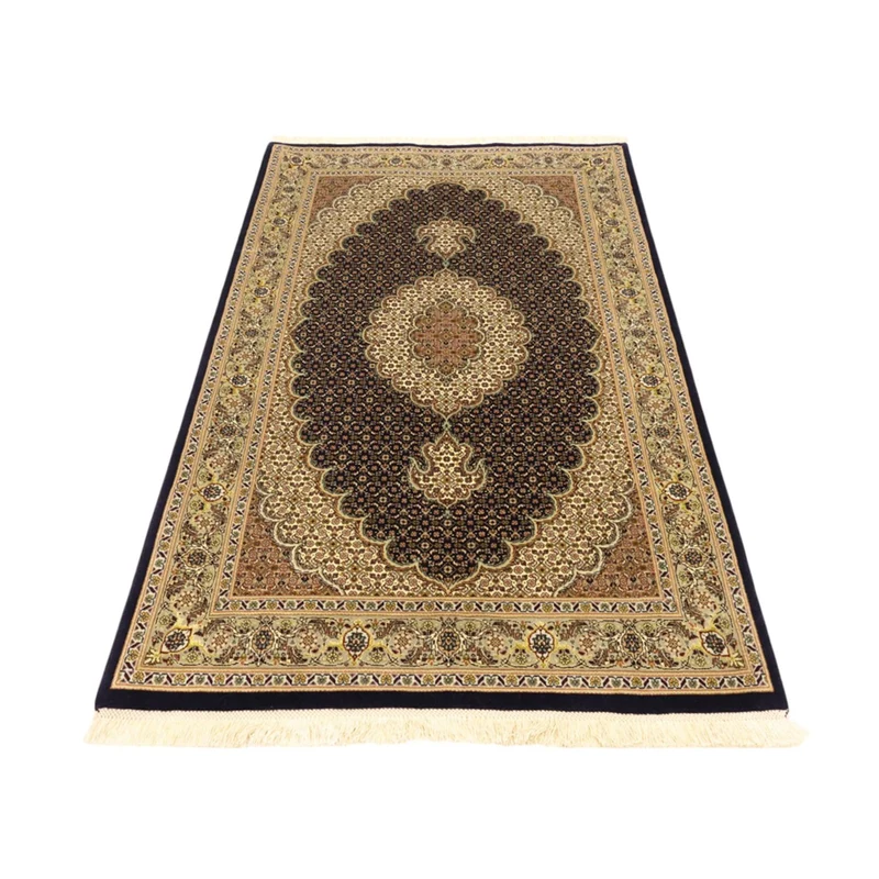 Täbriz - 50 Raj Teppich 98x159cm - Perserteppich - dunkelbeige