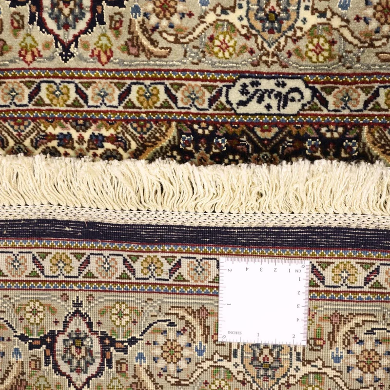 Täbriz - 50 Raj Teppich 100x149cm - Perserteppich - dunkelbeige