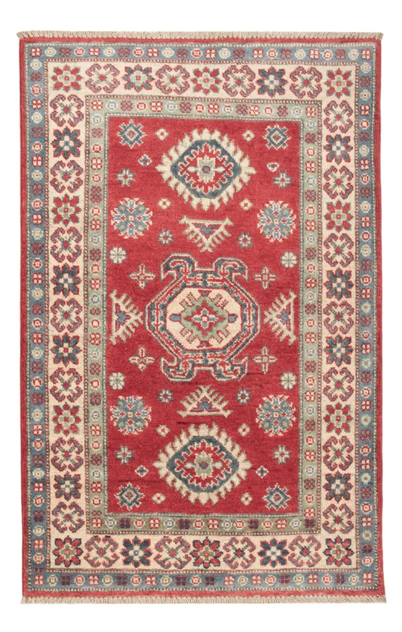Kazak Teppich 80x124cm - Orientteppich - rot