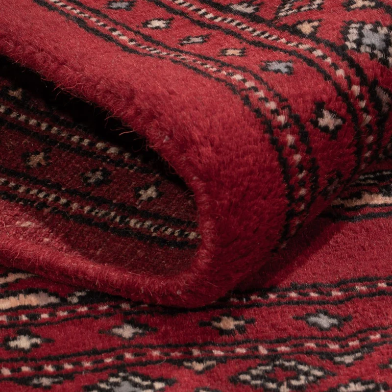 Pakistan Teppich 63x89cm - Orientteppich - rot