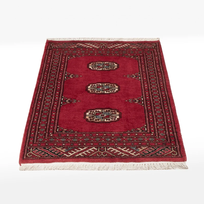 Pakistan Teppich 61x90cm - Orientteppich - rot