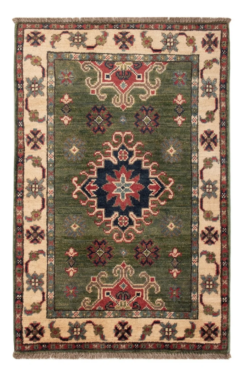 Kazak Teppich 60x94cm - Orientteppich - grün