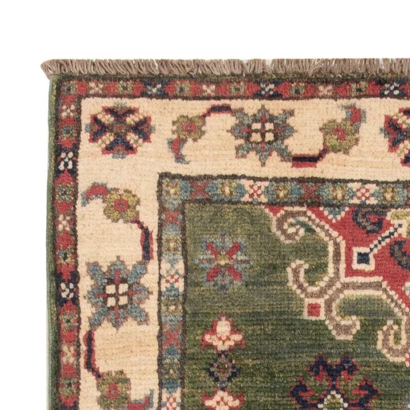 Kazak Teppich 60x94cm - Orientteppich - grün