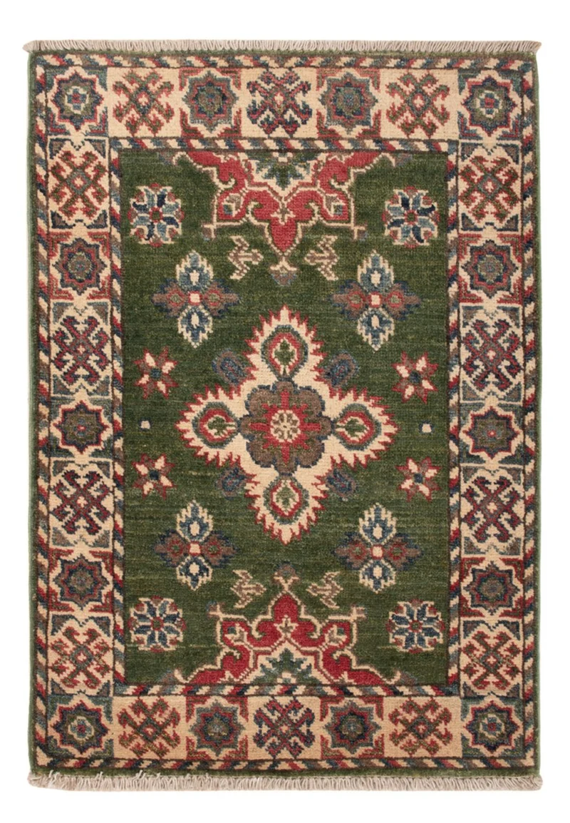 Kazak Teppich 60x86cm - Orientteppich - grün