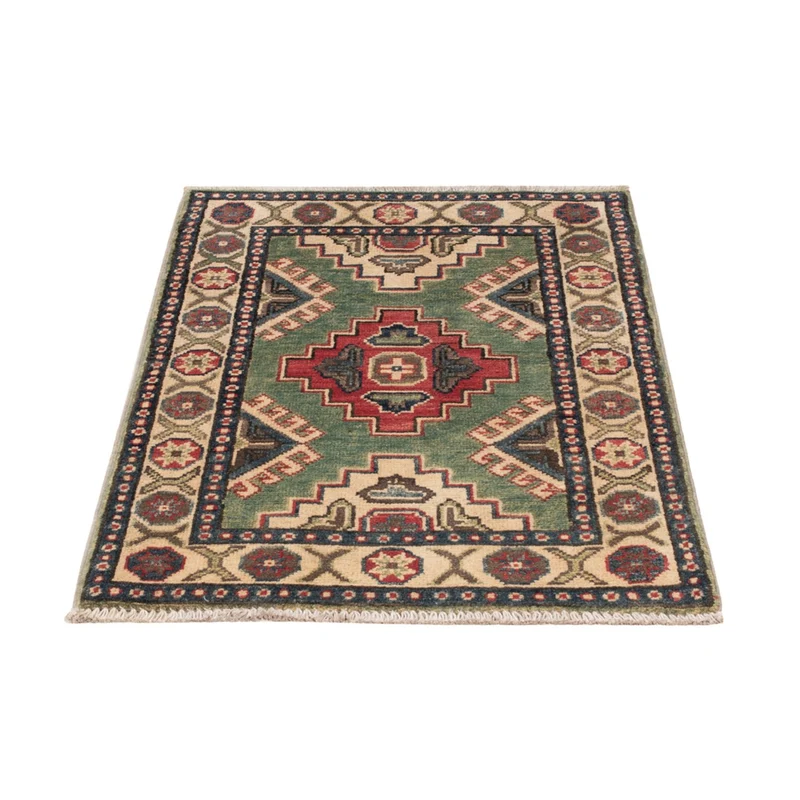 Kazak Teppich 60x90cm - Orientteppich - grün