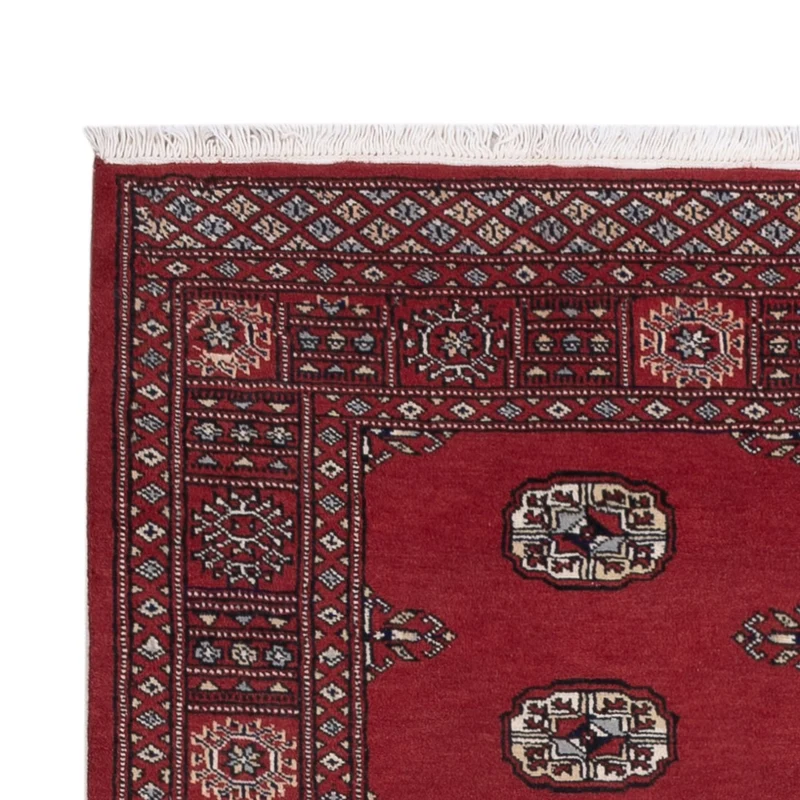 Pakistan Teppich 126x185cm - Orientteppich - rot