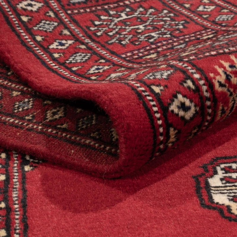 Pakistan Teppich 126x185cm - Orientteppich - rot